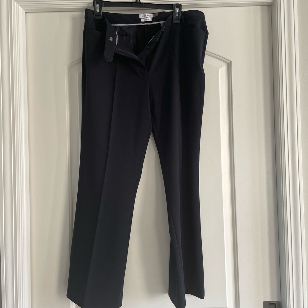 Dress pants navy blue petite Calvin Klein